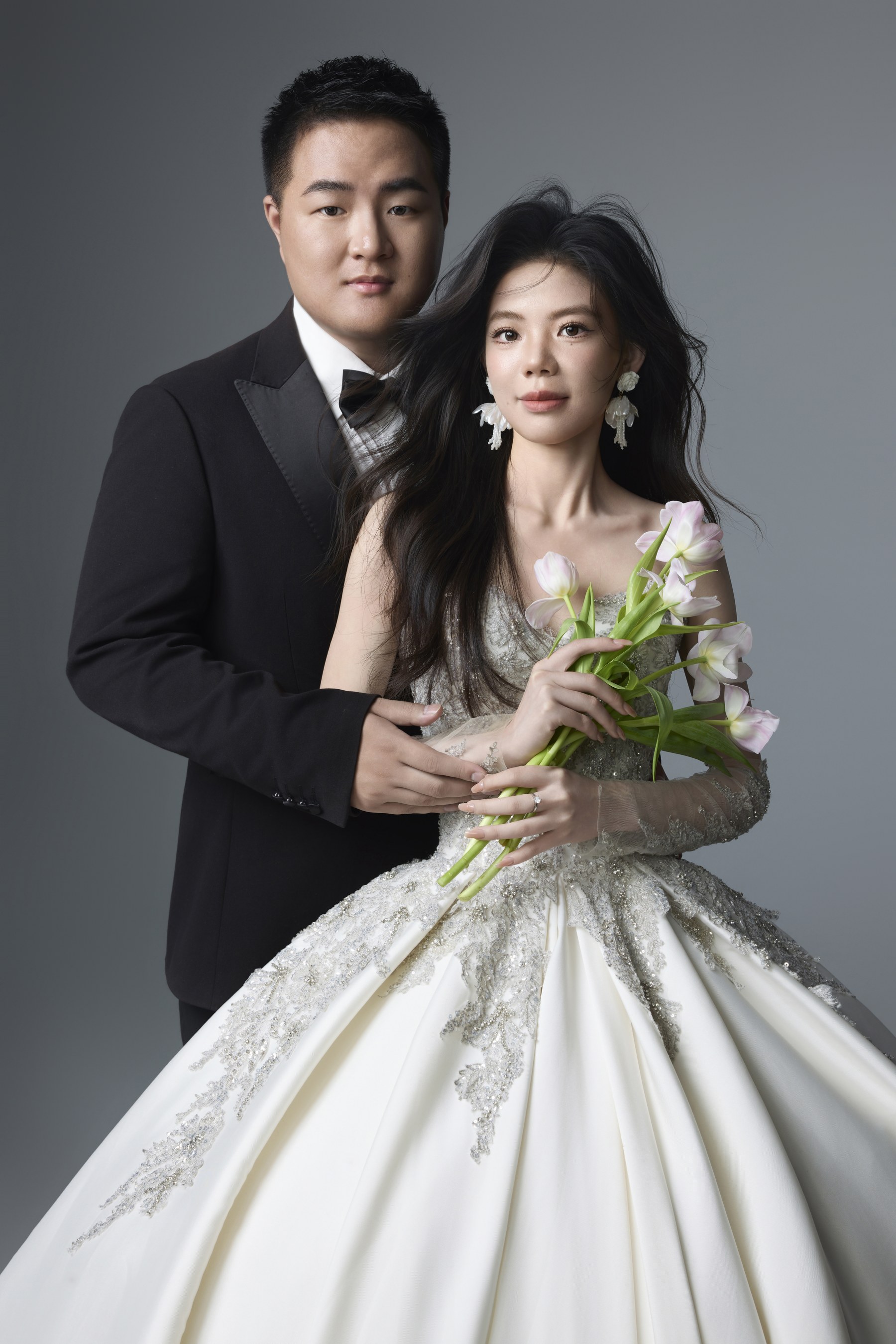 戴孟洁和冯涛婚纱照三